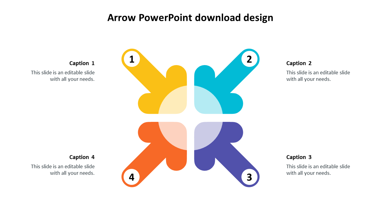 Simple Arrow PowerPoint Download Design Slide Themes